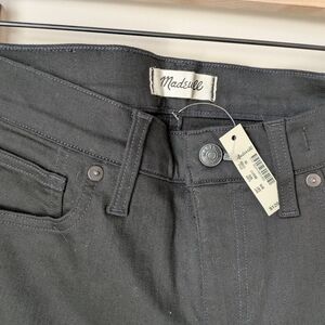 Madewell Black Denim Skinny Jeans NWT Size 28